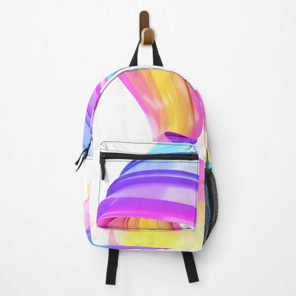 Item preview, Multicolored abstract twisted brush stroke. Bright curl, artistic spiral. designed and sold by tatkhagata.