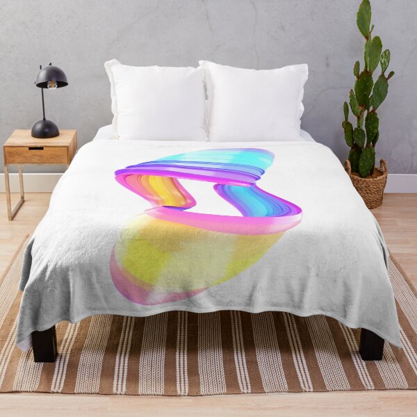 Item preview, Multicolored abstract twisted brush stroke. Bright curl, artistic spiral. designed and sold by tatkhagata.