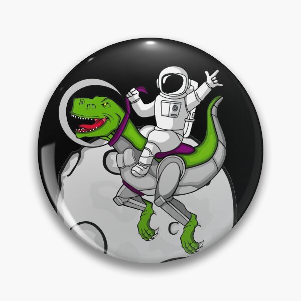 Artikelvorschau, Dinosaurier auf dem Mond entworfen und verkauft von OutofFocusShop.