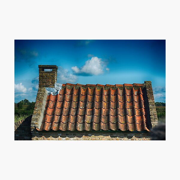 Dutch Roof at Kinderdijk Nederlands Photographic Print