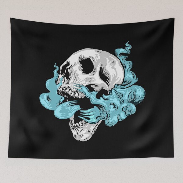Item preview, Skull and smoke designed and sold by MrNakrit.