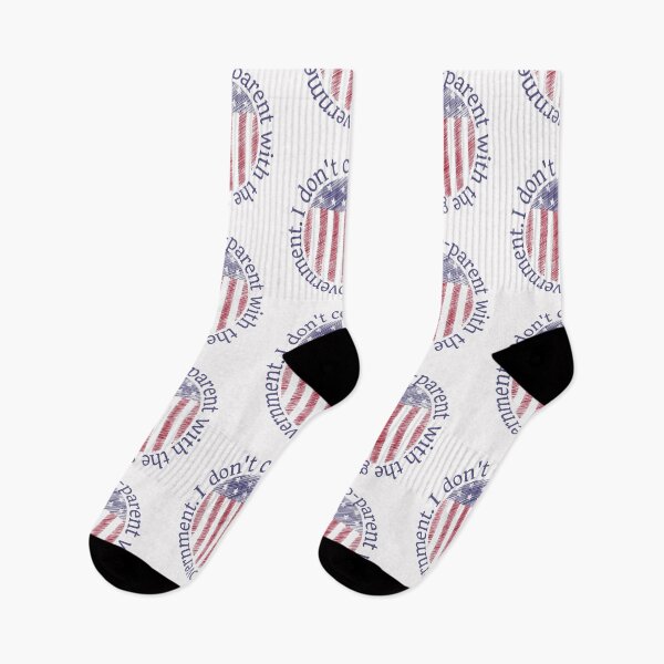 Item preview, I don't co-parent with the government, American flag design designed and sold by Auntieck.