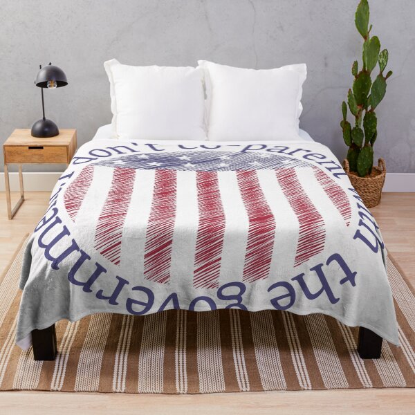 Item preview, I don't co-parent with the government, American flag design designed and sold by Auntieck.