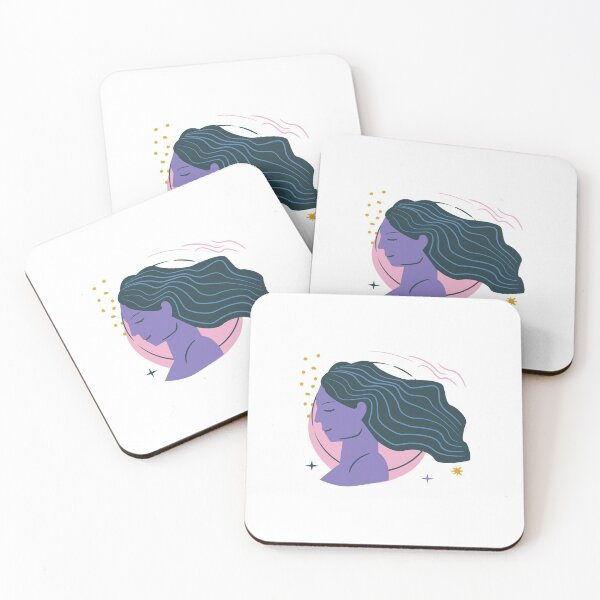 Item preview, Virgo Constellation Sticker designed and sold by Gala Art.