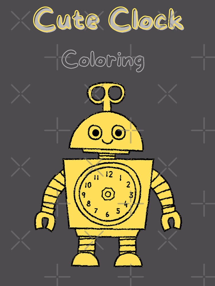 Thumbnail 6 von 6, Premium Oversized Pullover, NETTE UHR, NETTER ROBOTER designt und verkauft von Cata34.