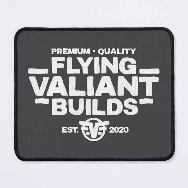 Item preview, Flying Valiant Builds (Handpainted - White on Asphalt) designed and sold by Justin Ellis.