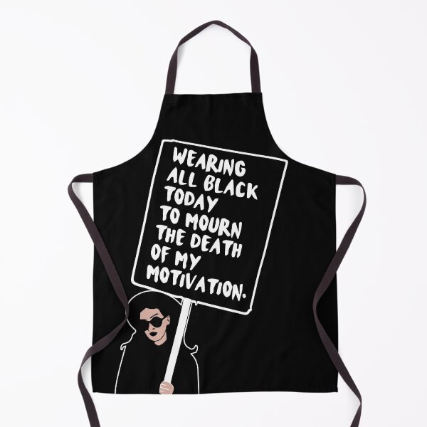 Item preview, FUNNY wearing all black today to mourn the loss of my motivation Black GIFT designed and sold by KiraSpace.