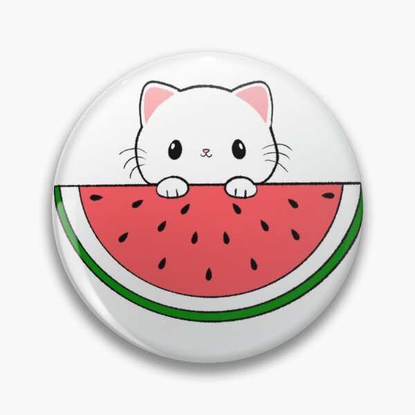 Item preview, Watermelon Cat designed and sold by Cattodoodles.