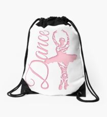 Ballet Dance Drawstring Bag