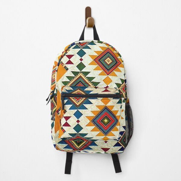 Item preview, Navajo Blanket pattern, Southwestern Art, Native American Art, Yellow, Green, Red pattern,geometric pattern, tom keys designed and sold by Nostrathomas66.