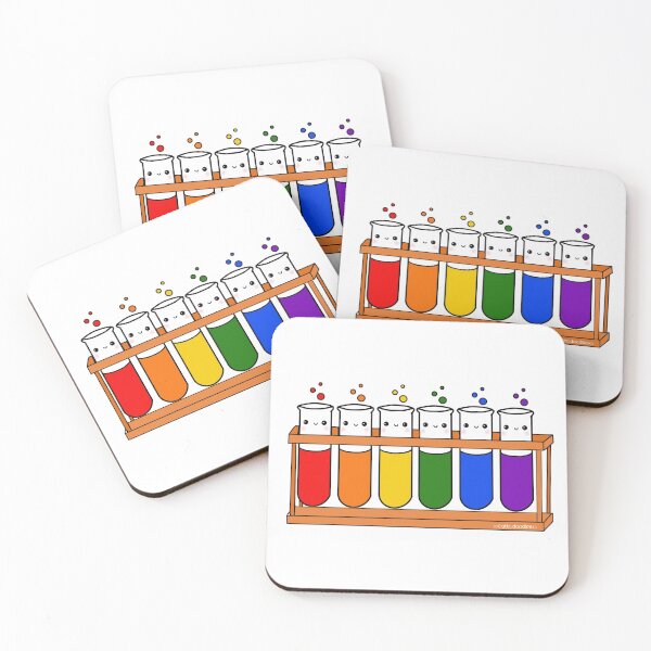 Item preview, Rainbow Test Tubes designed and sold by Cattodoodles.