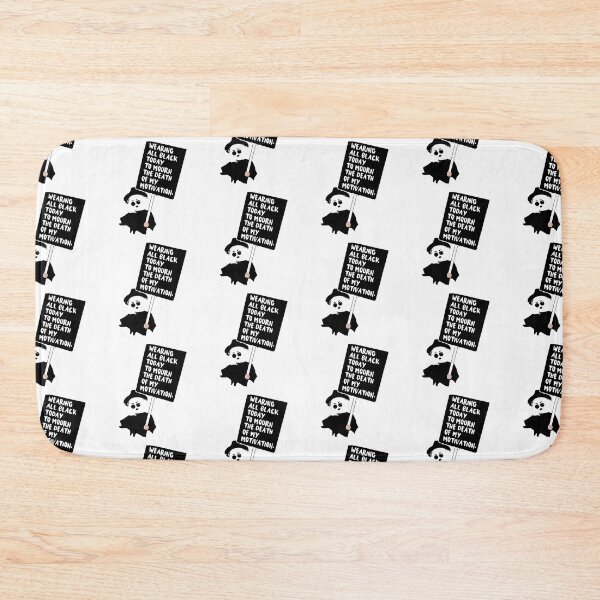 Item preview, FUNNY wearing all black today to mourn the loss of my motivation Black GIFT designed and sold by KiraSpace.