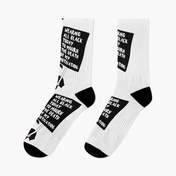 Item preview, FUNNY wearing all black today to mourn the loss of my motivation Black GIFT designed and sold by KiraSpace.