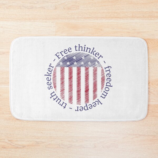 Item preview, Free thinker freedom keeper truth seeker, American flag design designed and sold by Auntieck.