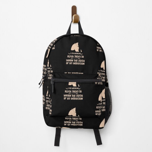 Item preview, FUNNY wearing all black today to mourn the loss of my motivation Black GIFT designed and sold by KiraSpace.