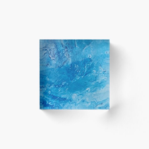 Item preview, Shades of blue pour designed and sold by Kim-Pratt.