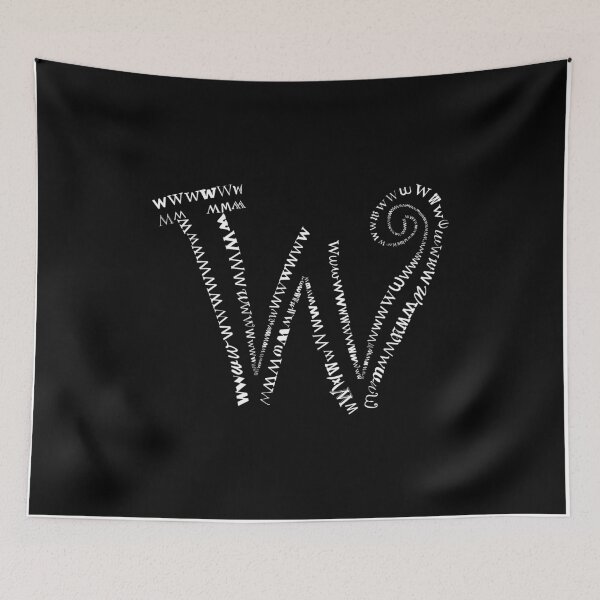 Item preview, Typographic W Letter designed and sold by adiosmillet.