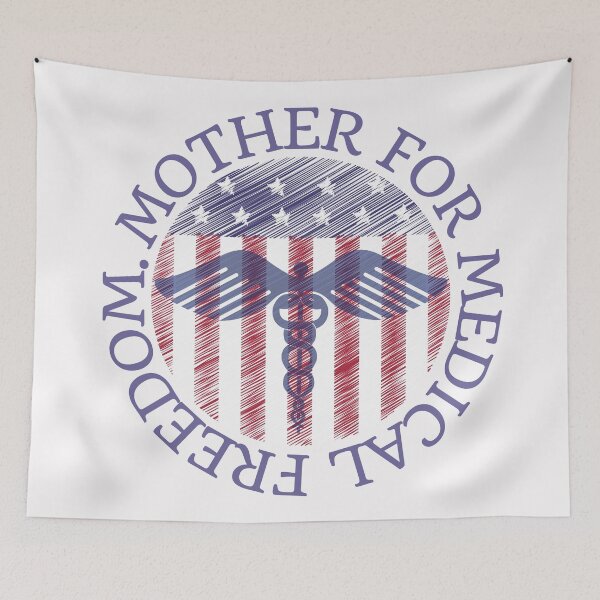 Item preview, Mothers for medical freedom, American flag design designed and sold by Auntieck.