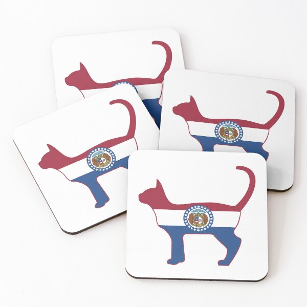 Item preview, State of Missouri Flag for Cat Lovers designed and sold by Gsallicat.
