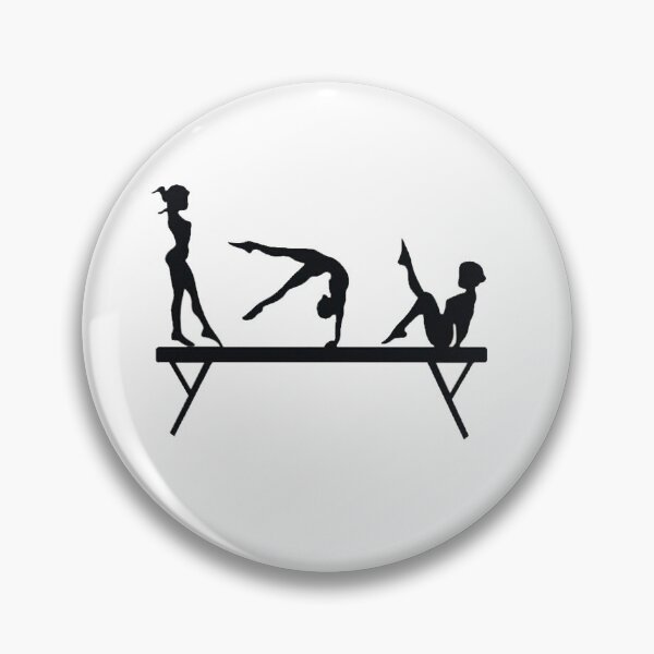 Item preview, Gymnastics beam poses designed and sold by Cutestickers23.