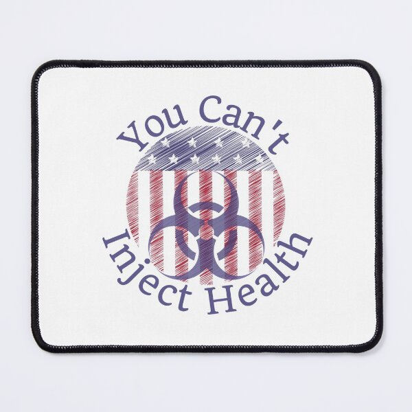 Item preview, You can't inject health, American flag design designed and sold by Auntieck.