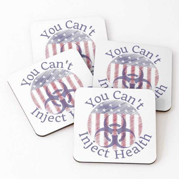 Item preview, You can't inject health, American flag design designed and sold by Auntieck.