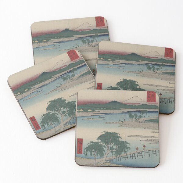 Item preview, Hiroshige's The Tama River in Musashi Province designed and sold by mosfunky.