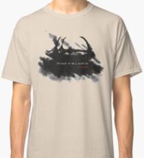 Camiseta clásica Es fácil ser un santo en el paraíso