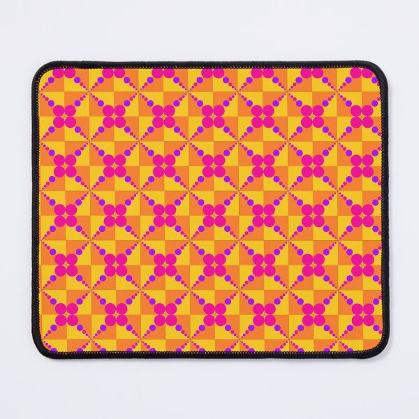 Item preview, Flashy Pattern 331 | Colorful Unique Flashy Patterns | Colorful pink and Purple circles on a Gold and Orange Background Flashy Pattern designed and sold by Dream Wear.