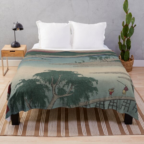 Item preview, Hiroshige's The Tama River in Musashi Province designed and sold by mosfunky.