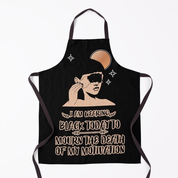 Item preview, FUNNY wearing all black today to mourn the loss of my motivation Black GIFT designed and sold by KiraSpace.