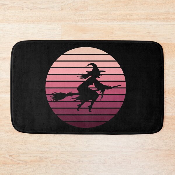 Item preview, Witch flying her broom, Lovers of the Pink designed and sold by OrquideaCR.