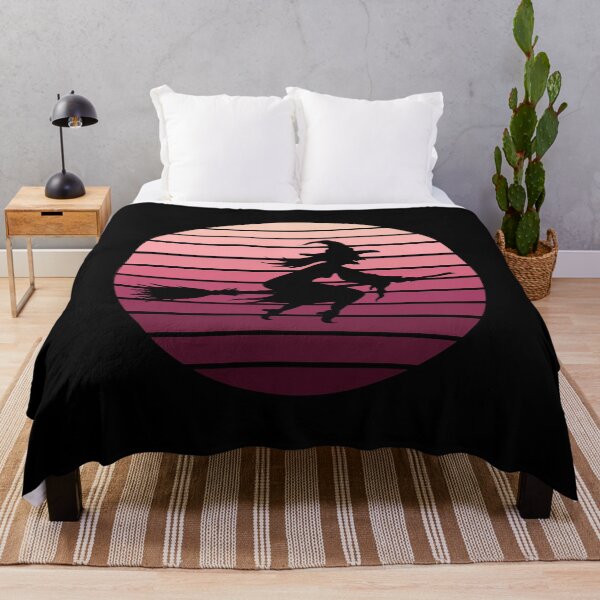 Item preview, Witch flying her broom, Lovers of the Pink designed and sold by OrquideaCR.