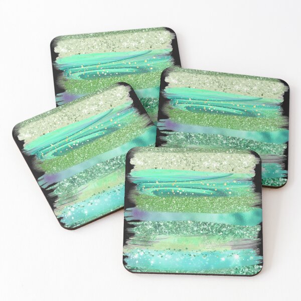Item preview, Green Glitter Brush designed and sold by Hartshire Artisans.