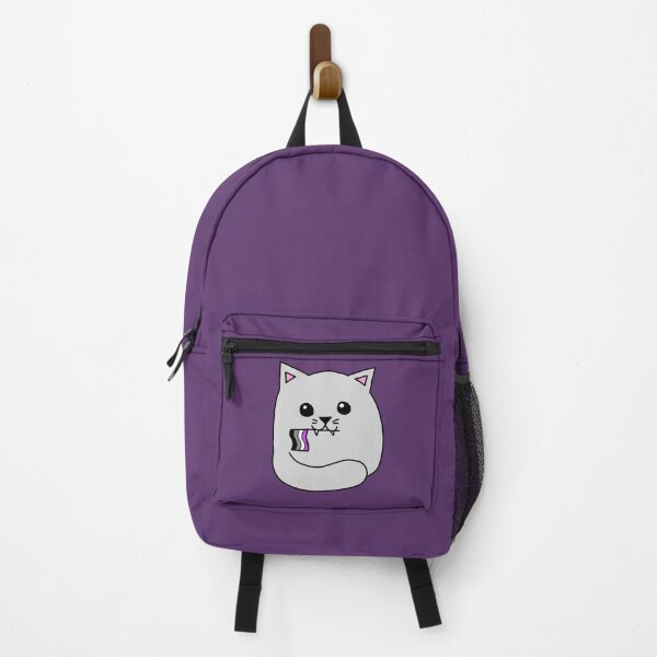 Item preview, asexual pride flag cat designed and sold by alisadesigns.