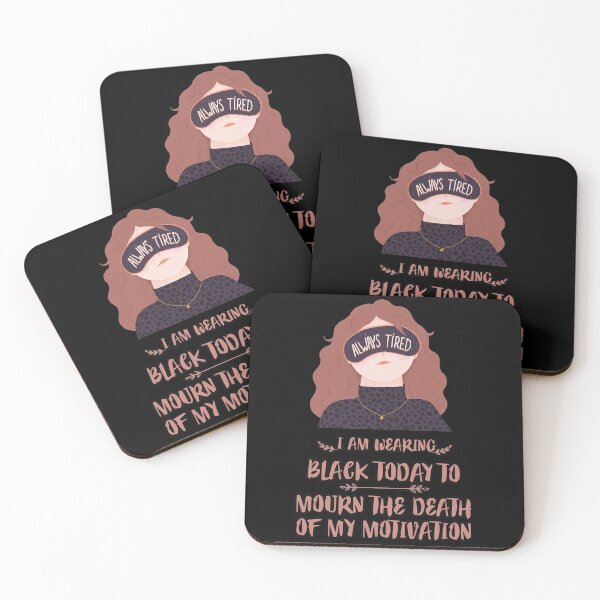 Item preview, FUNNY wearing all black today to mourn the loss of my motivation Black GIFT designed and sold by KiraSpace.