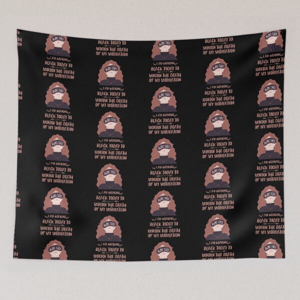 Item preview, FUNNY wearing all black today to mourn the loss of my motivation Black GIFT designed and sold by KiraSpace.