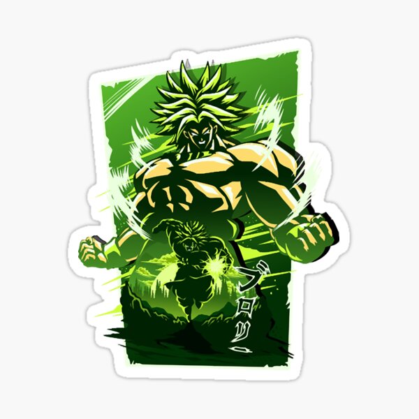 Super Saiyan Broly Stickers for Sale