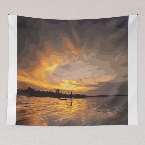 Item preview, Beautiful twilight sky with clouds before evening sunset  designed and sold by HStudioPrints.