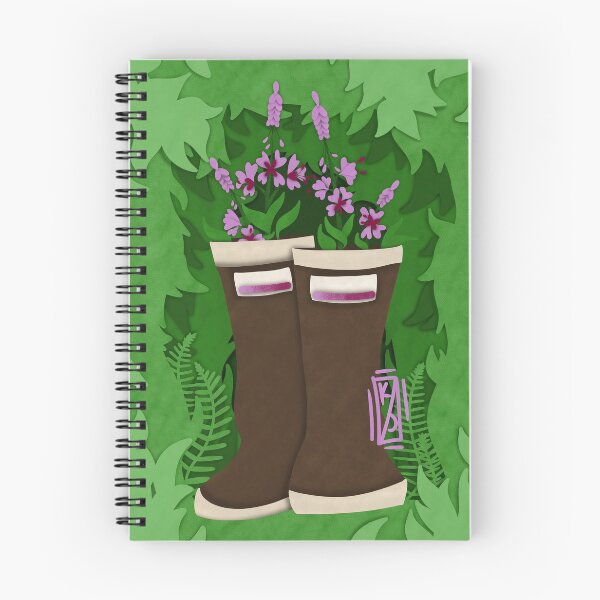Item preview, Paper Rain Boots Fireweed designed and sold by Krystal  Thomas.