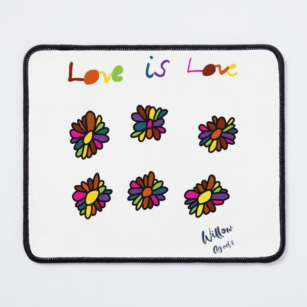 Item preview, Love is Love Pride LGBTQ+ design inspired by original kids art designed and sold by HROC.