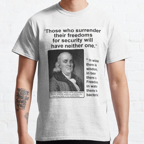 Ben Franklin Double Quote Classic T-Shirt