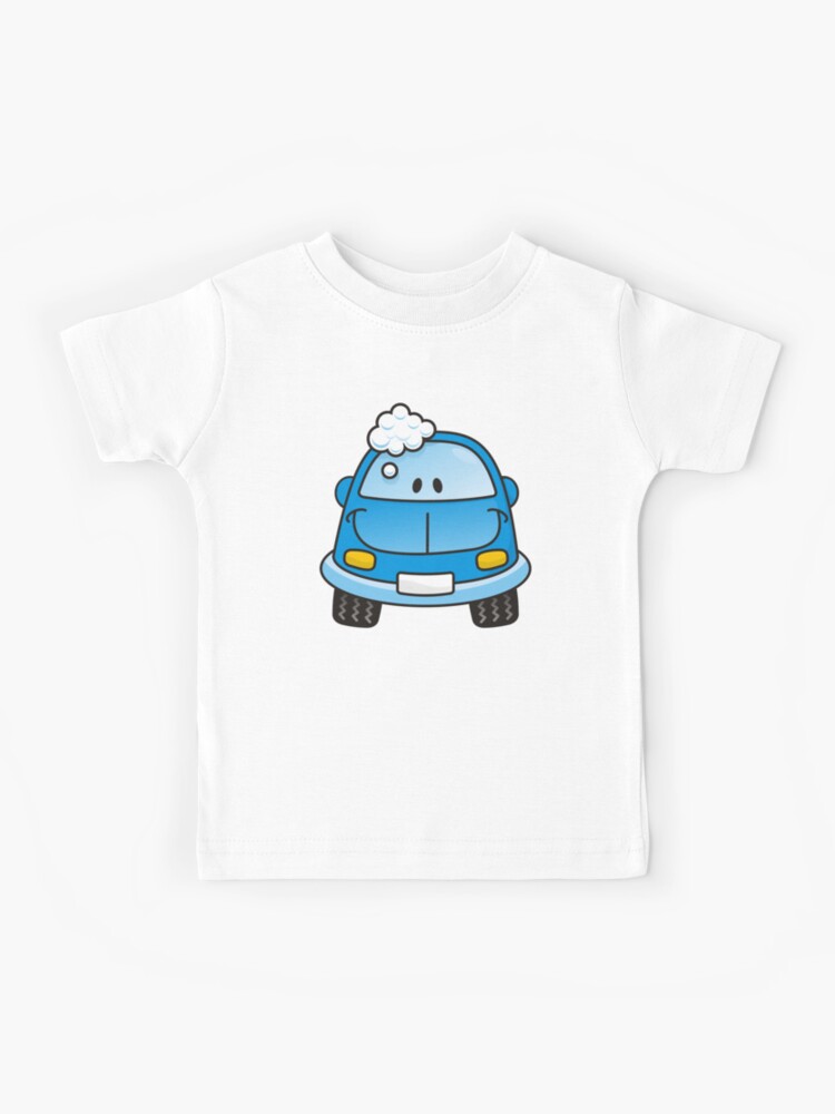 T-shirt enfant En Voiture Simone - 100% Coton Bio Bleu - Cadeau pour un  petit d'homme