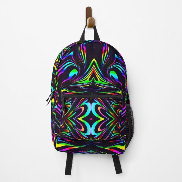 Item preview, To Infinity (Fluid Glitch Neon Abstract Art) designed and sold by PsychedelicPour.