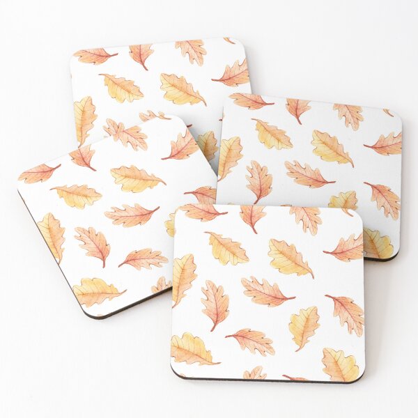 Item preview, Orange Fall Leaves Pattern designed and sold by ShopLizCreates.