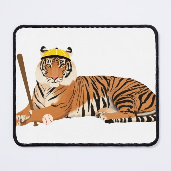 Item preview, Baseball Tiger Yellow designed and sold by cmd-art.