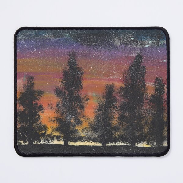 tree silhouette Mouse Pad