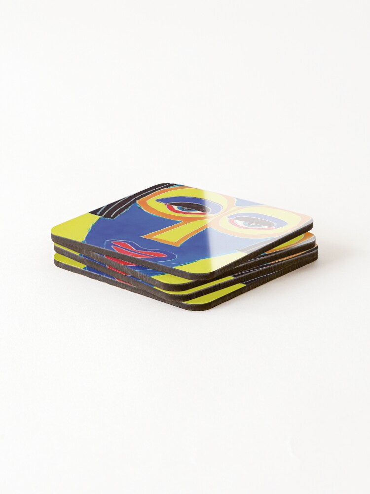 Thumbnail 4 of 5, Coasters (Set of 4), Dakshi designed and sold by RandaRubyRed.