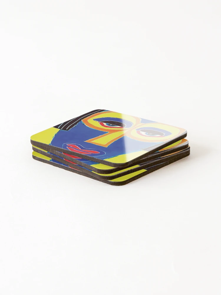 Thumbnail 4 of 5, Coasters (Set of 4), Dakshi designed and sold by RandaRubyRed.