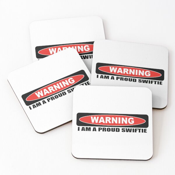 Item preview, warning: i am a proud swiftie bumper sticker designed and sold by rubyslittleshop.